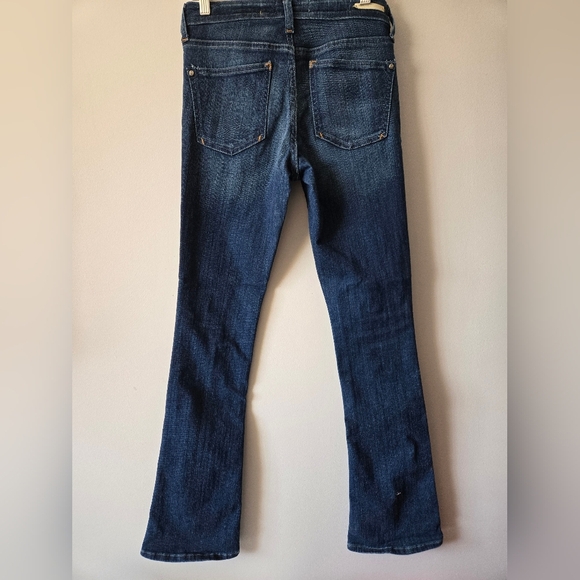 PILCRO ANTHROPOLOGIE Dark Wash Blue Bootcut Jeans. Size 26 - Picture 6 of 12